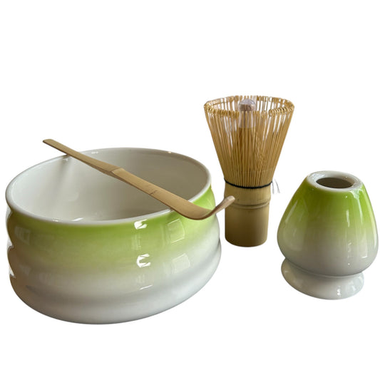 Matcha preparation kit – Complete traditional white set