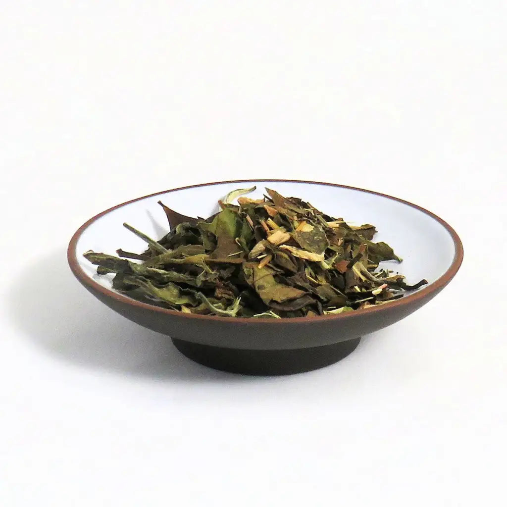 THÉ BLANC Mademoiselle Ginger 50 g (citron gingembre) - Maître du Thé