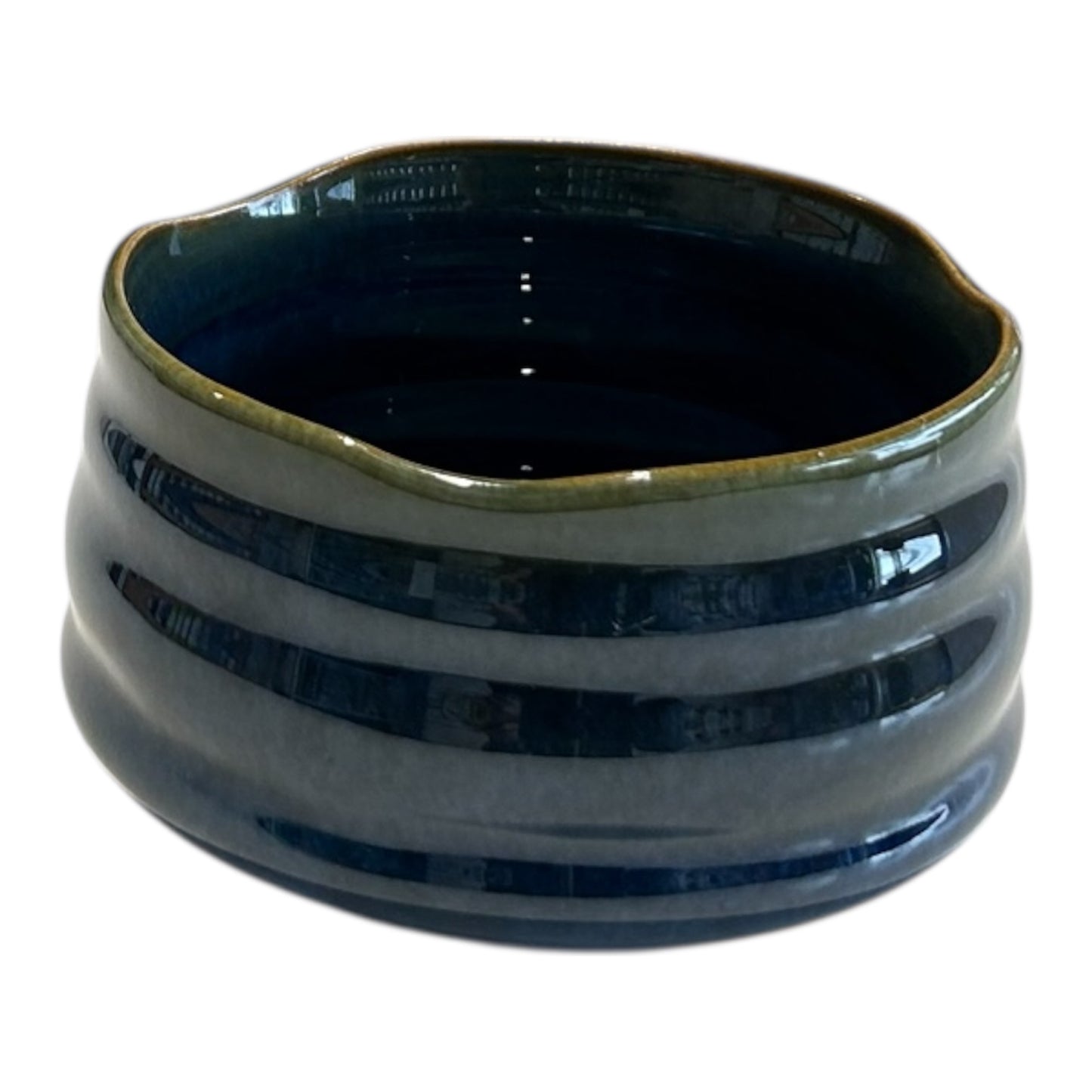 Chawan, bol a matcha de couleur bleu Maitre du thé