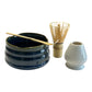 Ensemble de préparaton pour matcha de couleur bleu Maitre du thé