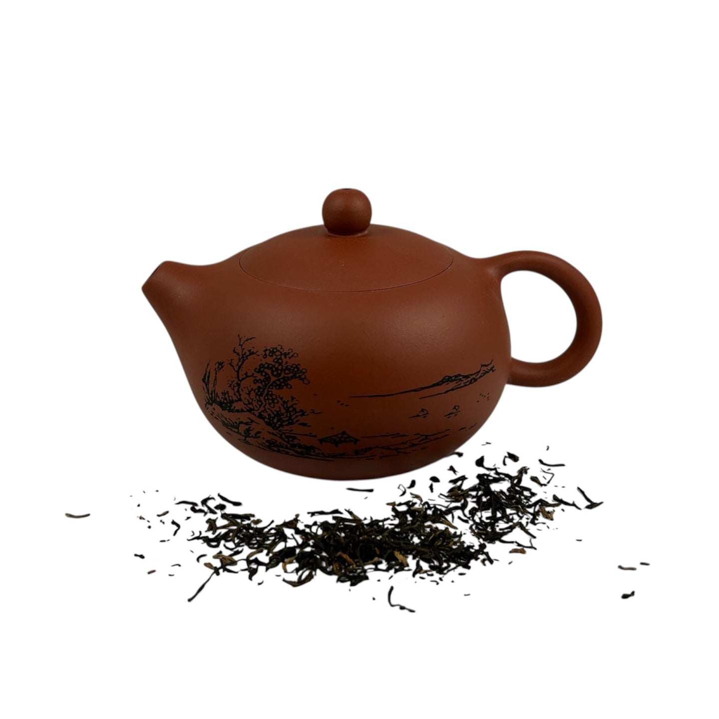 Thé noir de Ceylan avec théière asiatique