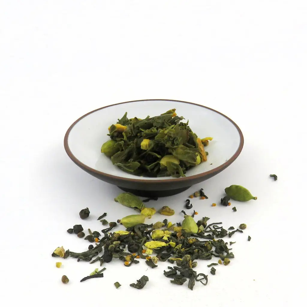 Cha Eva au th vert, curcuma et gingembre | Vitalit dore | CHAI-EVA|  Matre du Th  Matre du Th
